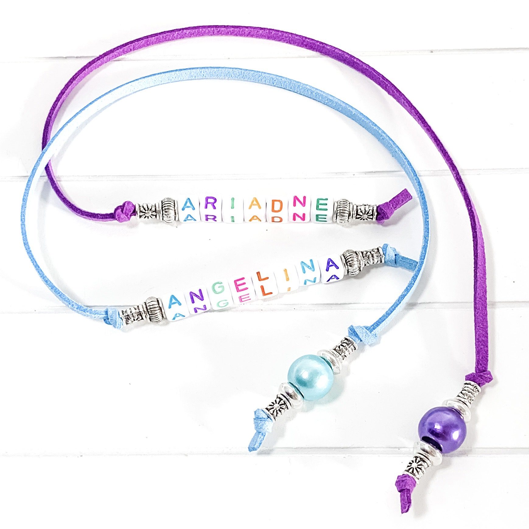 Personalised Bookmarks Personalised Suede Cord Bookmark - Image 2