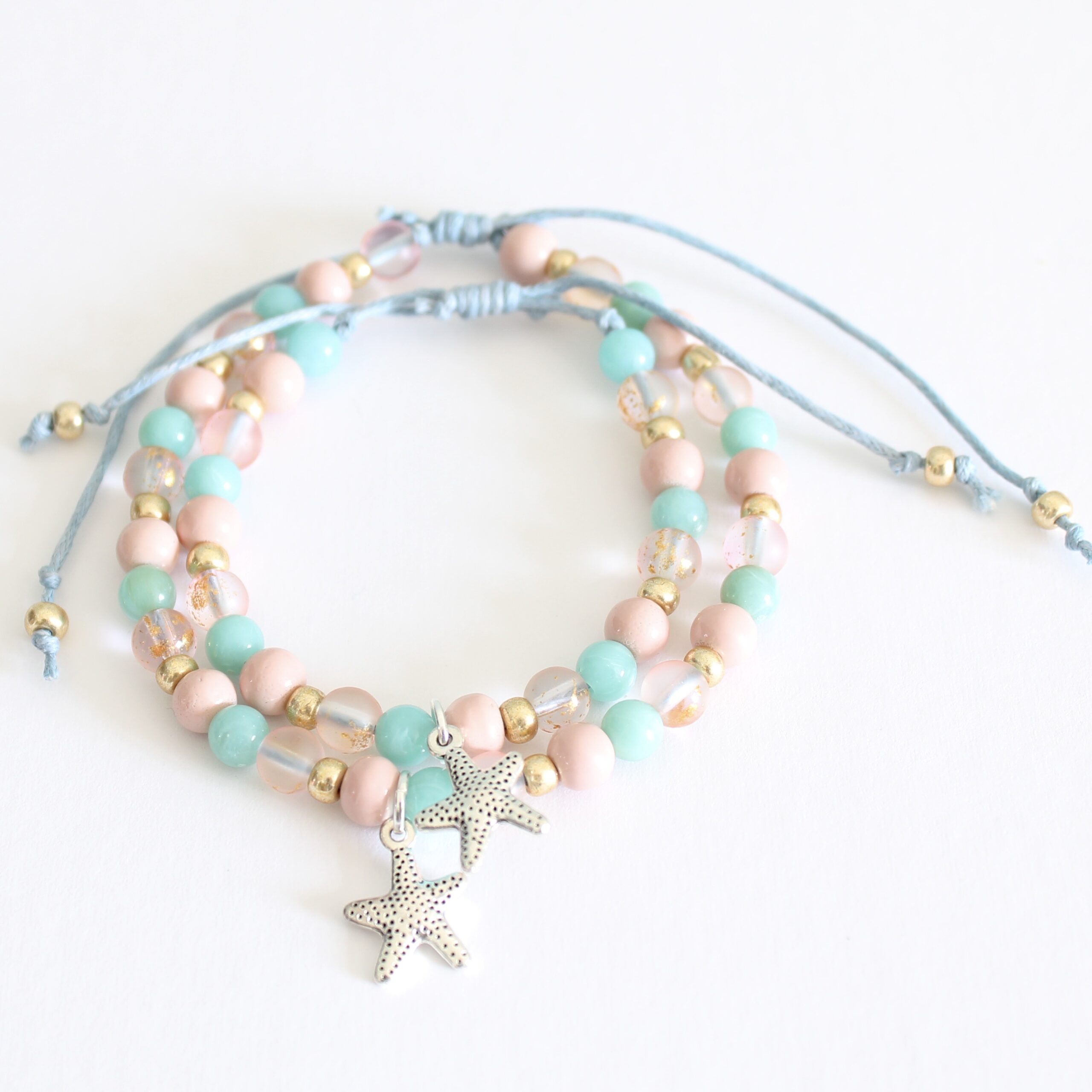 starfish sliding knot bracelet & anklet kit starfish sliding knot bracelet & anklet kit
