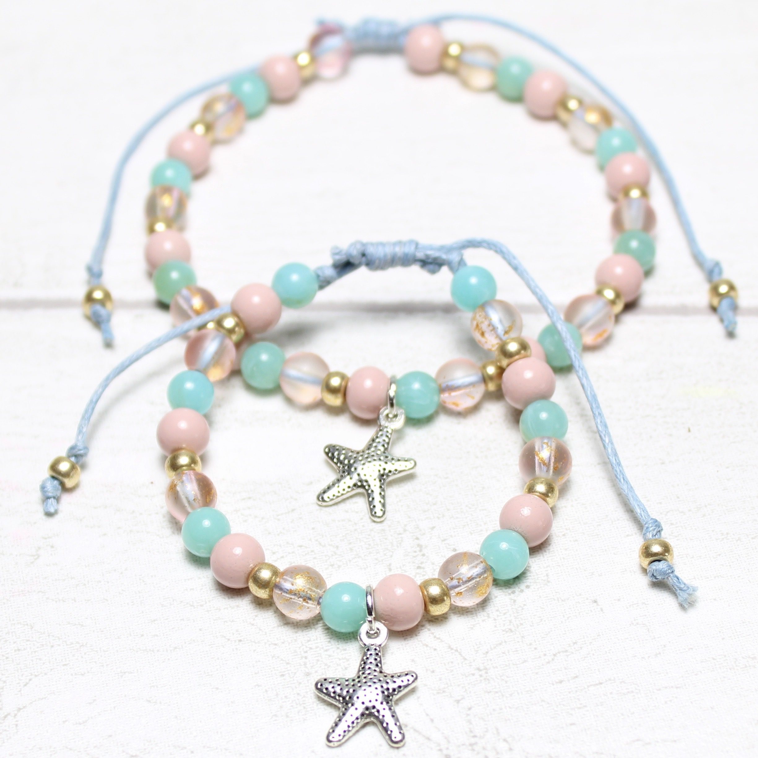 Starfish sliding knot bracelet & anklet kit Starfish Sliding Knot Bracelet & Anklet Kit